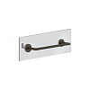 Gessi Ingranaggio Полотенцедержатель для крепления на стекло 35 см, цвет: aged bronze 63924#187