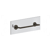 Gessi Ingranaggio Полотенцедержатель для крепления на стекло 35 см, цвет: aged bronze 63924#187