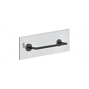 Gessi Ingranaggio Полотенцедержатель для крепления на стекло 35 см, цвет: matte black 63924#299