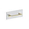 Gessi Ingranaggio Полотенцедержатель для крепления на стекло 35 см, цвет: brass PVD 63924#710