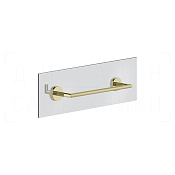 Gessi Ingranaggio Полотенцедержатель для крепления на стекло 35 см, цвет: brass PVD 63924#710