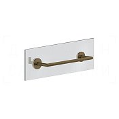 Gessi Ingranaggio Полотенцедержатель для крепления на стекло 35 см, цвет: antique brass 63924#713