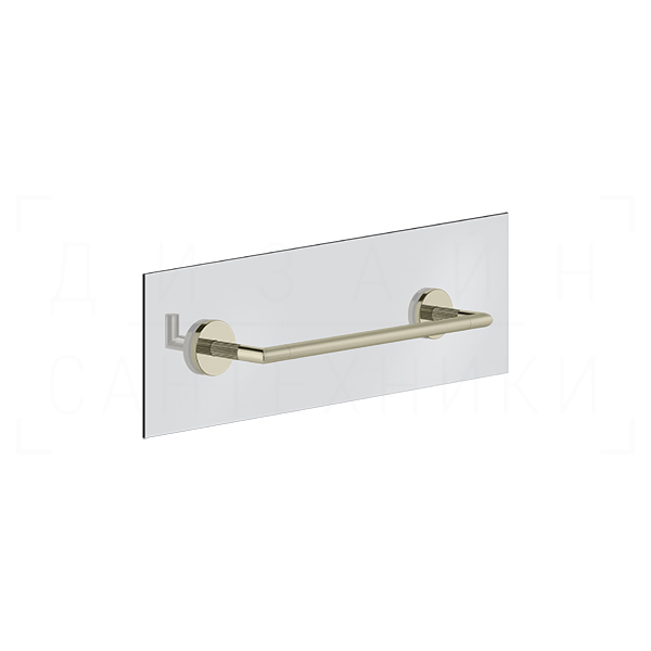 Gessi Ingranaggio Полотенцедержатель для крепления на стекло 35 см, цвет: nickel PVD 63924#720