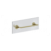 Gessi Ingranaggio Полотенцедержатель для крепления на стекло 35 см, цвет: brushed brass PVD 63924#727