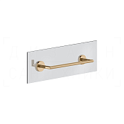 Gessi Ingranaggio Полотенцедержатель для крепления на стекло 35 см, цвет: warm bronze PVD 63924#735
