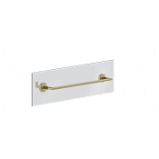 Gessi Ingranaggio Полотенцедержатель для крепления на стекло 50 см, цвет: brushed brass PVD 63926#727