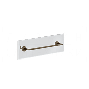 Gessi Ingranaggio Полотенцедержатель для крепления на стекло 50 см, цвет: coffee bronze brushed PVD 63926#761