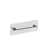 Gessi Ingranaggio Полотенцедержатель для крепления на стекло 50 см, цвет: deep bronze brushed PVD 63926#791