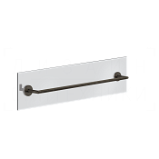 Gessi Ingranaggio Полотенцедержатель для крепления на стекло 65 см, цвет: aged bronze 63928#187