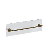 Gessi Ingranaggio Полотенцедержатель для крепления на стекло 65 см, цвет: antique brass 63928#713