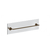 Gessi Ingranaggio Полотенцедержатель для крепления на стекло 65 см, цвет: coffee bronze brushed PVD 63928#761