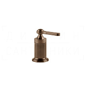 Gessi Venti20 Смеситель для раковины, без излива и донного клапана, цвет: copper brushed PVD 65100#708