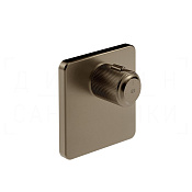 Gessi Venti20 Термостат для душа встраив., на 1 потр., внеш. часть, цвет: coffee bronze brushed PVD 65316#761