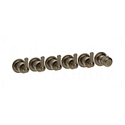 Gessi Venti20 Термостат для душа встраив., на 5 потреб., внешняя часть, цвет: coffee bronze brushed 65340#761