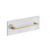 Gessi Origini Полотенцедержатель для крепления на стекло 33,5 см, цвет: brushed brass PVD 66511#727