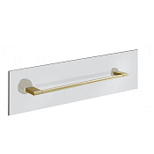 Gessi Origini Полотенцедержатель для крепления на стекло 48,5 см, цвет: brushed brass PVD 66513#727