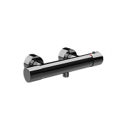 Gessi Habito Термостат для душа, без излива и душевого гарнитура, цвет: black metal PVD 70033#706