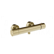 Gessi Habito Термостат для душа, без излива и душевого гарнитура, цвет: brushed brass PVD 70033#727