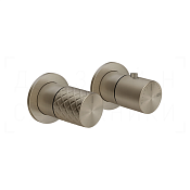 Gessi Habito Термостат для душа встраиваемый, на 1 потреб., внеш. часть, цвет: finox brushed nickel 70132#149