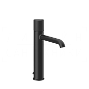 Gessi Habito Смеситель для раковины высокий, с донным клапаном, излив 17,4 см, цвет: matte black 70605#299