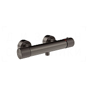 Gessi Habito Термостат для душа, без излива и душевого гарнитура, цвет: black metal brushed PVD 70633#707