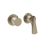 Gessi Ventaglio Смеситель для душа встраив., на 2 потреб., внешняя часть, цвет: finox brushed nickel 72038#149