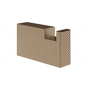 Gessi Inverso Крючок для полотенец одинарный, подвесной, цвет: coffee bronze brushed PVD 73621#761