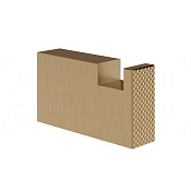Gessi Inverso Крючок для полотенец одинарный, подвесной, цвет: deep bronze brushed PVD 73621#791