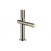 Gessi Incastri Смеситель для раковины, без донного клапана, излив 12,7 см, цвет: nickel PVD 75002#720
