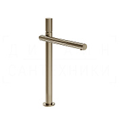 Gessi Incastri Смеситель для раковины высокий, без д/к, излив 27,1 см, цвет: finox brushed nickel 75004#149