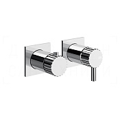 Gessi Incastri Смеситель для душа встраиваемый, на 2 потребителя, внешняя часть, цвет: chrome 75038#031