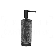 Gessi Incastri Дозатор для жидкого мыла настольный, полимерная колба Resin, цвет: matte black 75437#299