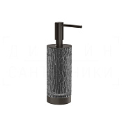 Gessi Incastri Дозатор для жидкого мыла настольный, колба Resin, цвет: black metal brushed PVD 75437#707