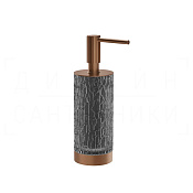 Gessi Incastri Дозатор для жидкого мыла настольный, полимерная колба Resin, цвет: copper brushed PVD 75437#708