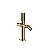 Gessi Incastri Смеситель для биде с донным клапаном, излив 10,6 см, цвет: brass PVD 75067#710