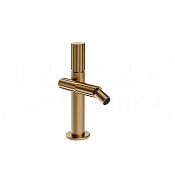 Gessi Incastri Смеситель для биде без донного клапана, излив 10,6 см, цвет: warm bronze brushed PVD 75068#726