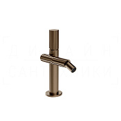 Gessi Incastri Смеситель для биде без донного клап., излив 10,6 см, цвет: coffee bronze brushed PVD 75068#761