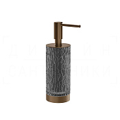 Gessi Incastri Дозатор для жидкого мыла настольный, колба Resin, цвет: coffee bronze brushed PVD 75437#761