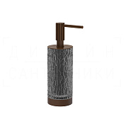 Gessi Incastri Дозатор для жидкого мыла настольный, полимерная колба Resin, цвет: dark bronze 75437#845