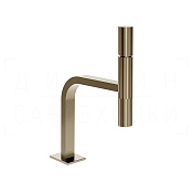 Gessi Incastri Смеситель для раковины, без донного клап., излив 17,2 см, цвет: finox brushed nickel 75202#149