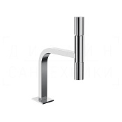 Gessi Incastri Смеситель для раковины, с донным клапаном, излив 17,2 см, цвет: chrome 75251#031