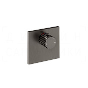 Gessi Incastri Термостат для душа встраив., на 1 потреб., внеш. часть, цвет: black metal brushed PVD 75354#707