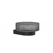 Gessi Incastri Мыльница с полимерной чашей Resin, подвесная, цвет: matte black 75401#299