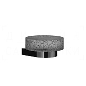 Gessi Incastri Мыльница с полимерной чашей Resin, подвесная, цвет: black metal PVD 75401#706
