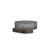 Gessi Incastri Мыльница с полимерной чашей Resin, подвесная, цвет: black metal brushed PVD 75401#707