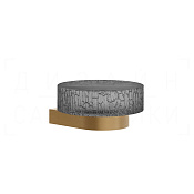 Gessi Incastri Мыльница с полимерной чашей Resin, подвесная, цвет: warm bronze brushed PVD 75401#726