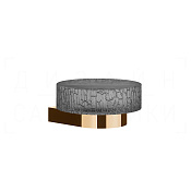 Gessi Incastri Мыльница с полимерной чашей Resin, подвесная, цвет: warm bronze PVD 75401#735
