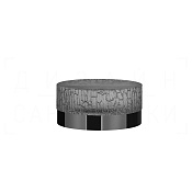 Gessi Incastri Мыльница с полимерной чашей Resin, напольный, цвет: black metal PVD 75425#706