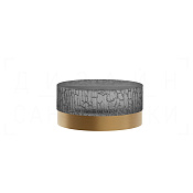 Gessi Incastri Мыльница с полимерной чашей Resin, напольный, цвет: warm bronze brushed PVD 75425#726