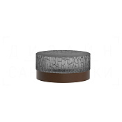 Gessi Incastri Мыльница с полимерной чашей Resin, напольный, цвет: dark bronze 75425#845